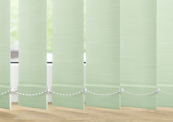Amalfi, Soft Green - Vertical Blind Slats - Image 3